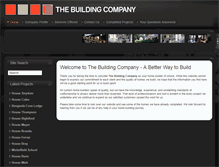 Tablet Screenshot of buildingcompany.co.za